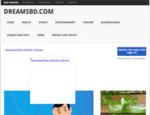 Tablet Screenshot of dreamsbd.com